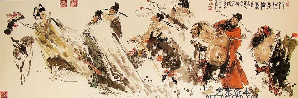 八仙行乐图 04年